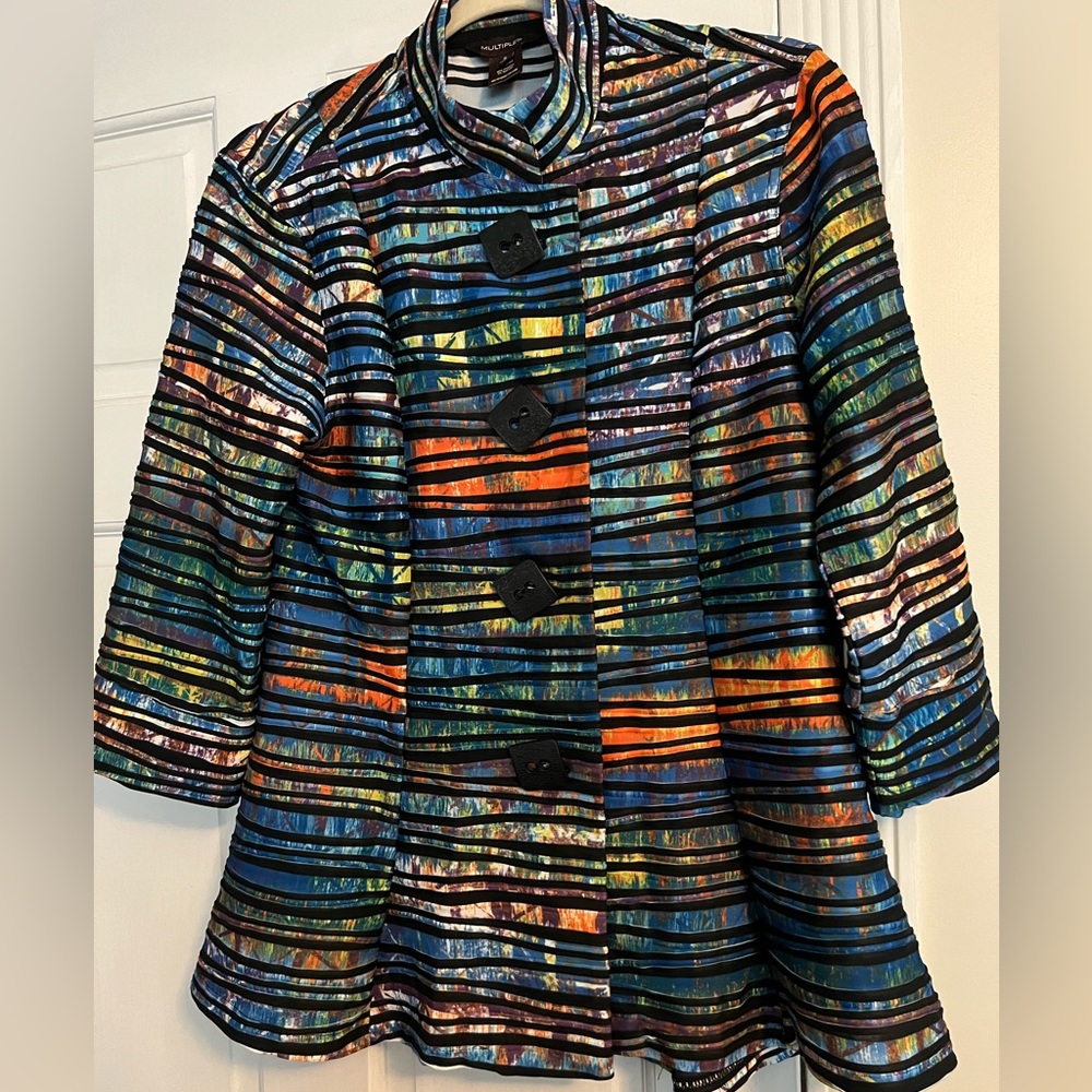 Multiples Women’s Size S Mulit colored Jacket